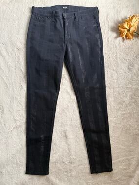 Hudson Black & Metallic Jeans Size 32